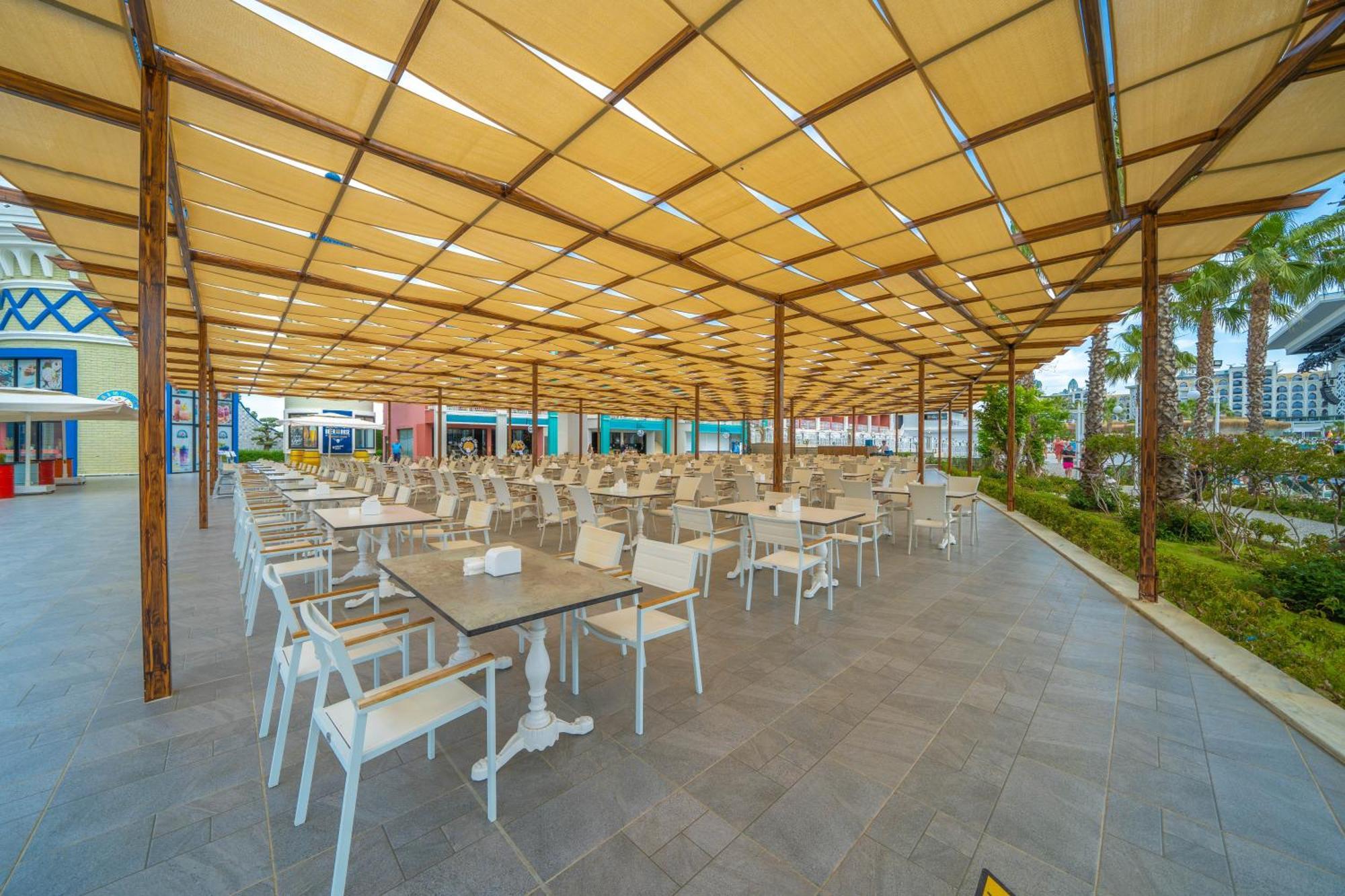 Hotel Granada Luxury Belek - Family Kids Concept Esterno foto The dining area