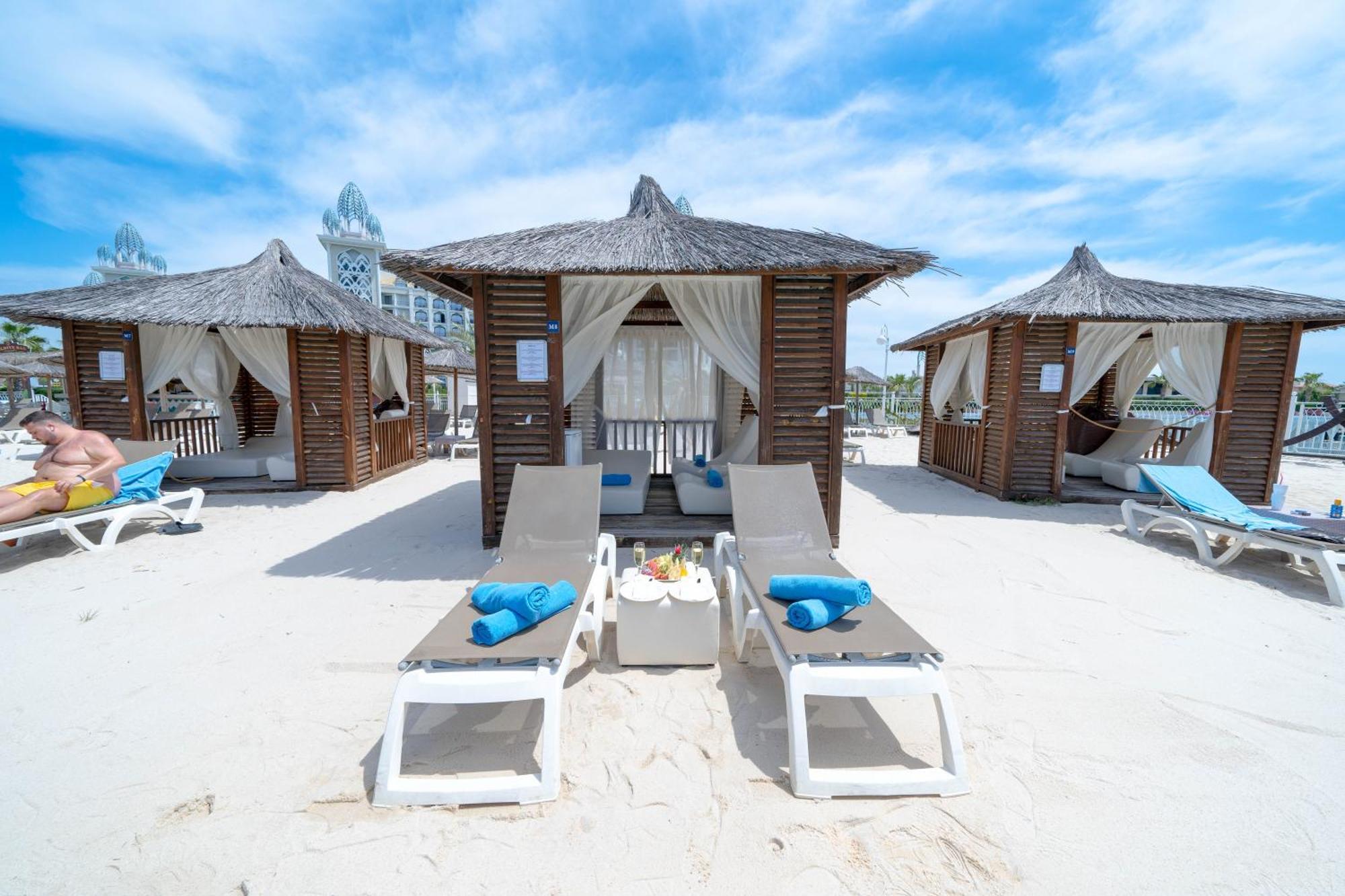 Hotel Granada Luxury Belek - Family Kids Concept Esterno foto Cabanas at the beach