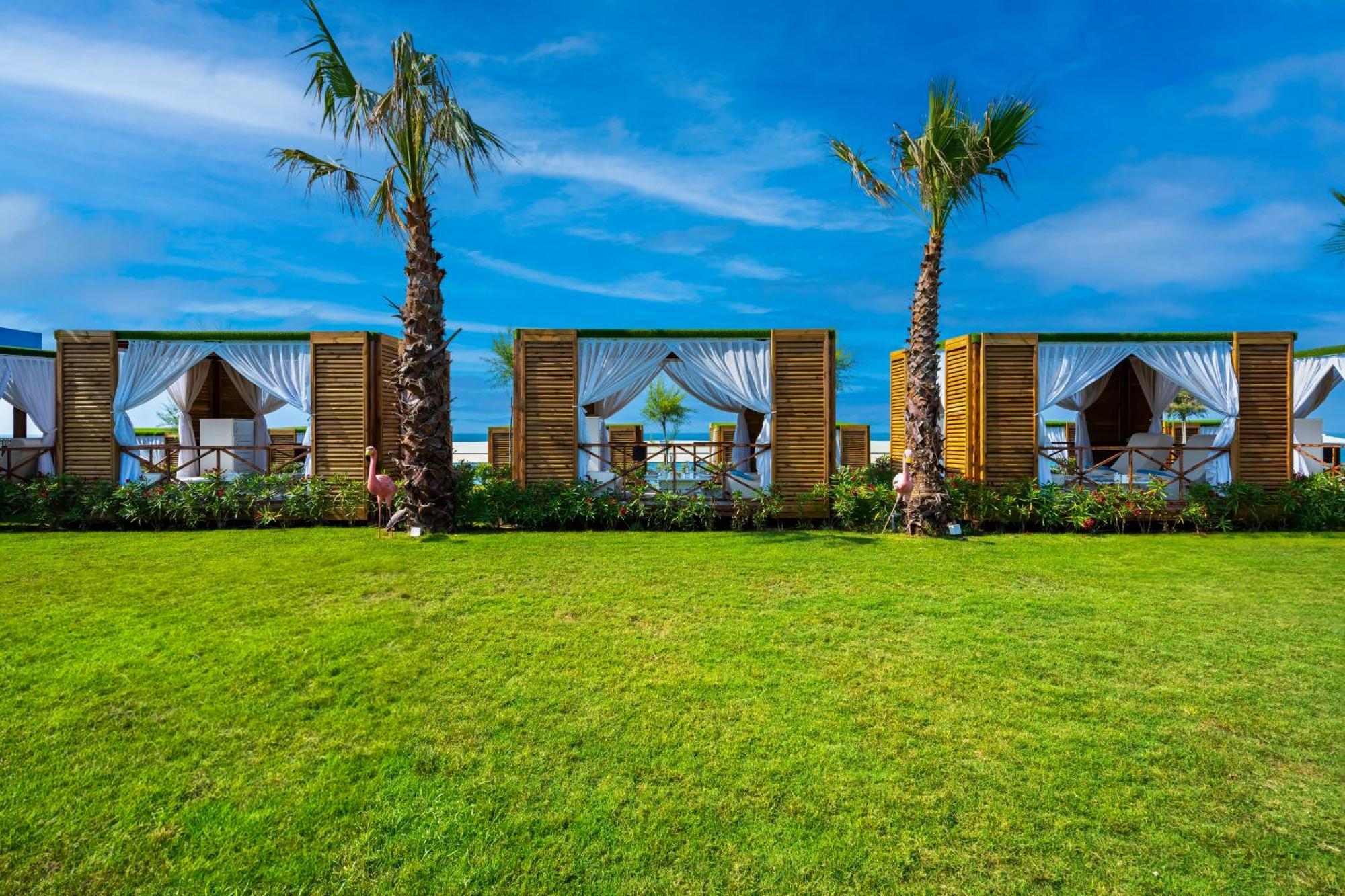 Hotel Granada Luxury Belek - Family Kids Concept Esterno foto The beach at the hotel